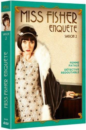 Coffret Miss Fisher Enquête, Saison 2 [DVD] - flash vidéo