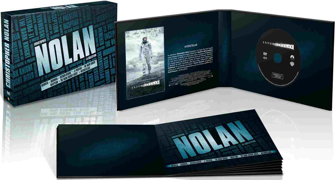 Christopher Nolan, l'intégrale : Memento + Insomnia + Le prestige + Trilogie Batman + Inception + Interstellar [DVD] - flash vidéo
