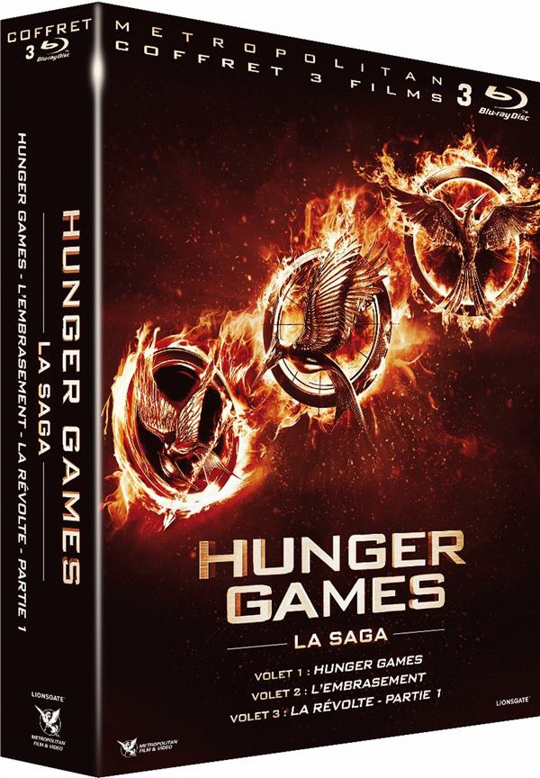 Hunger Games + Hunger Games 2 : L'embrasement + Hunger Games - La Révolte : Partie 1 [Blu-ray] - flash vidéo