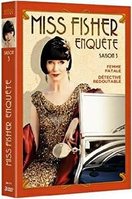 Coffret Miss Fisher Enquête, Saison 3 [DVD] - flash vidéo
