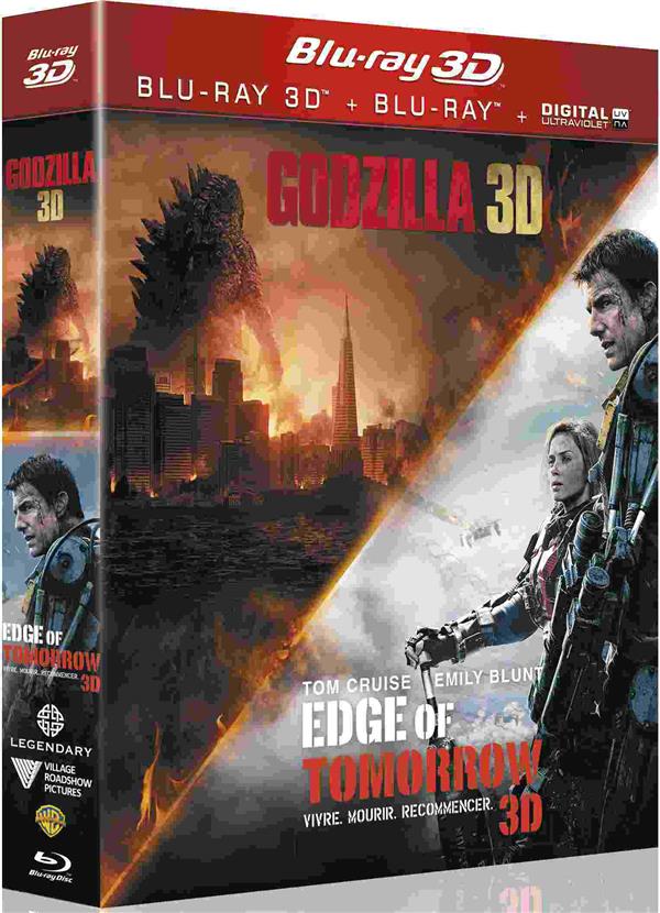 Edge of Tomorrow + Godzilla [Blu-ray 3D]