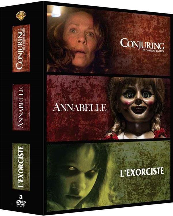 Coffret Horreur : Annabelle Conjuring, Les Dossiers Warren L'exorciste [DVD] - flash vidéo