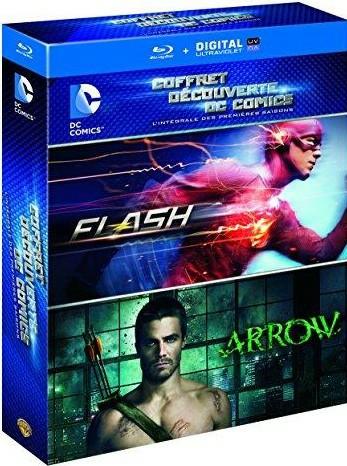 Coffret découverte DC Comics, l'intégrale des premières saisons: Flash + Arrow [Blu-ray] - flash vidéo