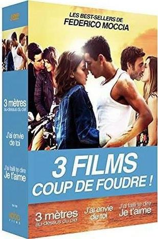 Coffret Comédies Moccia 3 Films : 3 Mètres Au-dessus Du Ciel J'ai Envie De Toi J'ai Failli Te Dire Je T'aime [DVD] - flash vidéo