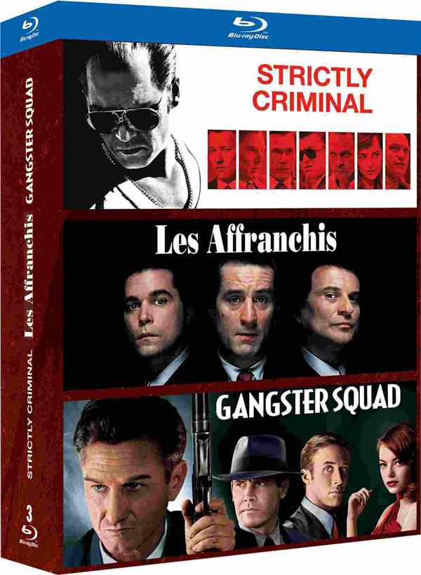 Coffret Gangster: Strictly Criminal + Les affranchis + Gangster Squad [Blu-ray]