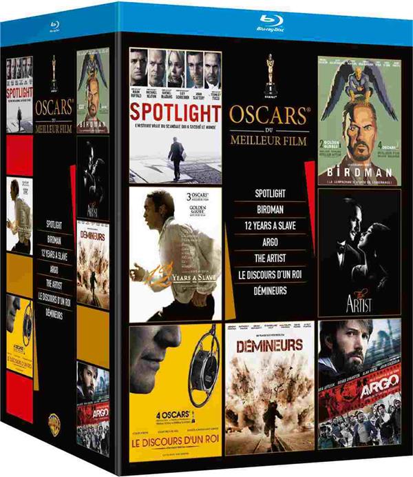 Oscars du meilleur film 2010 - 2016: Spotlight + Birdman + 12 Years A Slave + Argo + The Artist + Le discours d'un roi + Démineurs [Blu-ray] - flash vidéo
