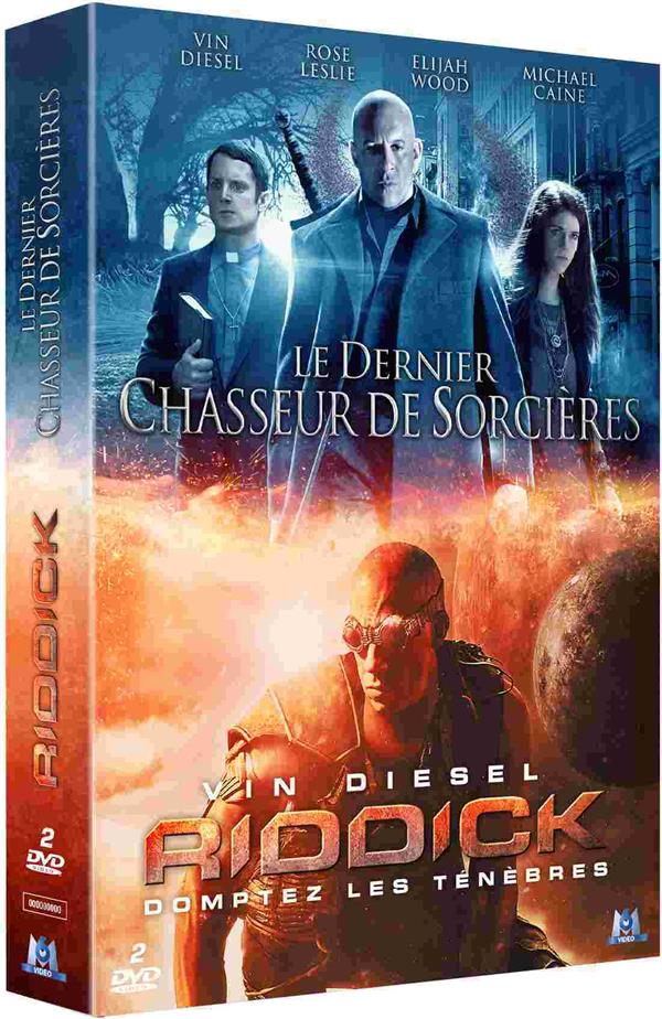 Coffret Vin Diesel 2 Films : Le Dernier Chasseur De Sorcières Riddick [DVD] - flash vidéo