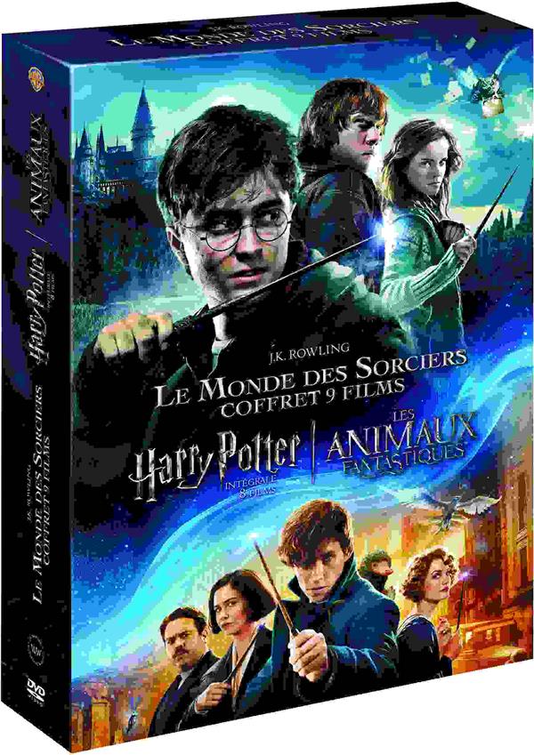Coffret J. K. Rowling 9 Films : Harry Potter 1 à 7 Les Animaux Fantastiques [DVD] - flash vidéo