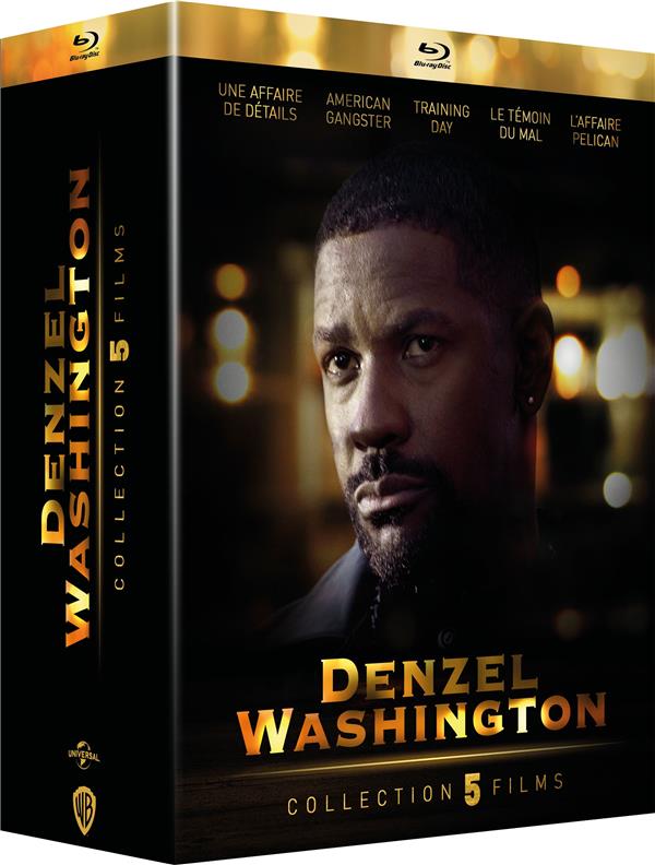 Denzel Washington - Collection 5 films : Une affaire de détails + Training Day + L'Affaire Pélican + Le Témoin du mal + American Gangster [Blu-ray] - flash vidéo