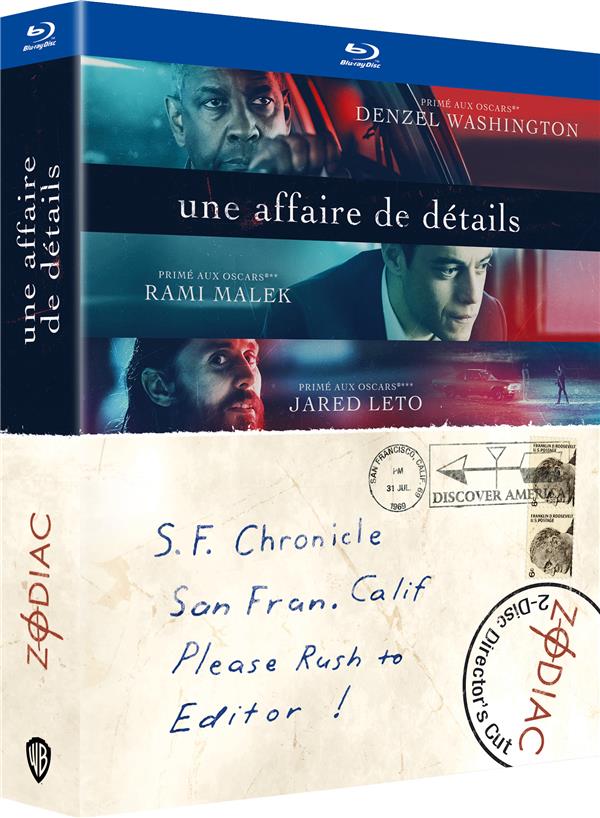 Une affaire de détails + Zodiac [Blu-ray] - flash vidéo