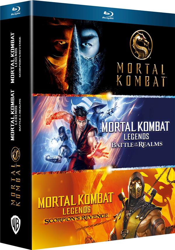 Mortal Kombat (2021) + Mortal Kombat Legends : Scorpion's Revenge & Battle of the Realms [Blu-ray] - flash vidéo