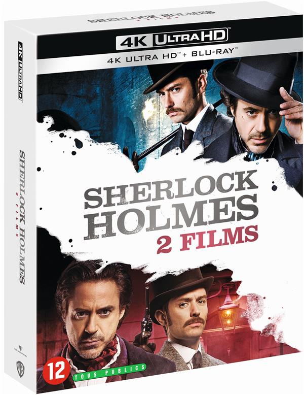 Sherlock Holmes + Sherlock Holmes 2 : Jeu d'ombres [4K Ultra HD] - flash vidéo