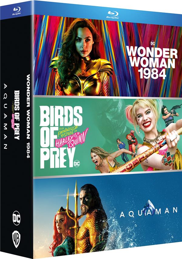 Aquaman + Birds of Prey + Wonder Woman 1984 [Blu-ray] - flash vidéo