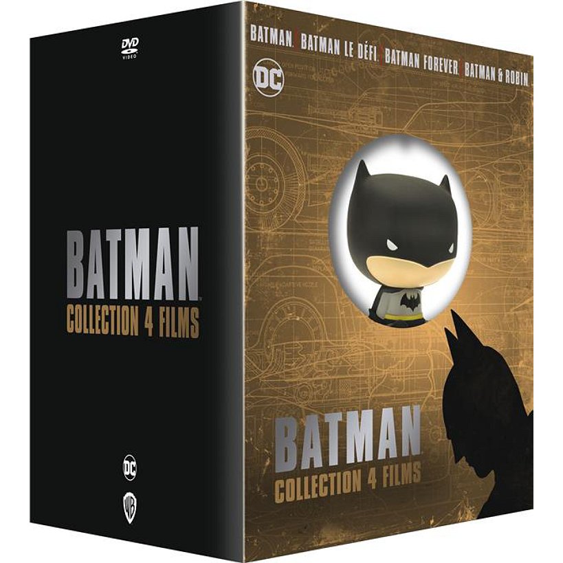 Coffret Batman 1 à 4 - Edition Spéciale E. Leclerc + Tirelire [DVD]