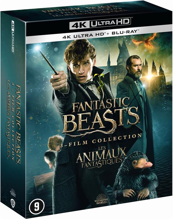Les Animaux fantastiques + Les Crimes de Grindelwald + Les Secrets de Dumbledore [4K Ultra HD]