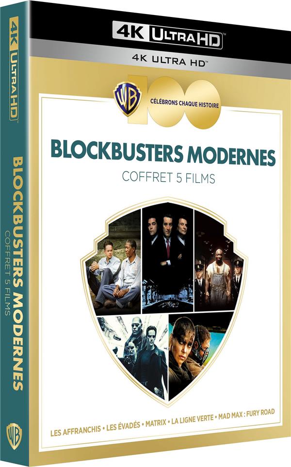 100 ans Warner - Coffret 5 films - Blockbusters modernes [4K Ultra HD]