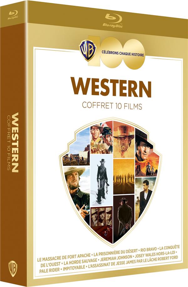100 ans Warner - Coffret 10 films - Western [Blu-ray]