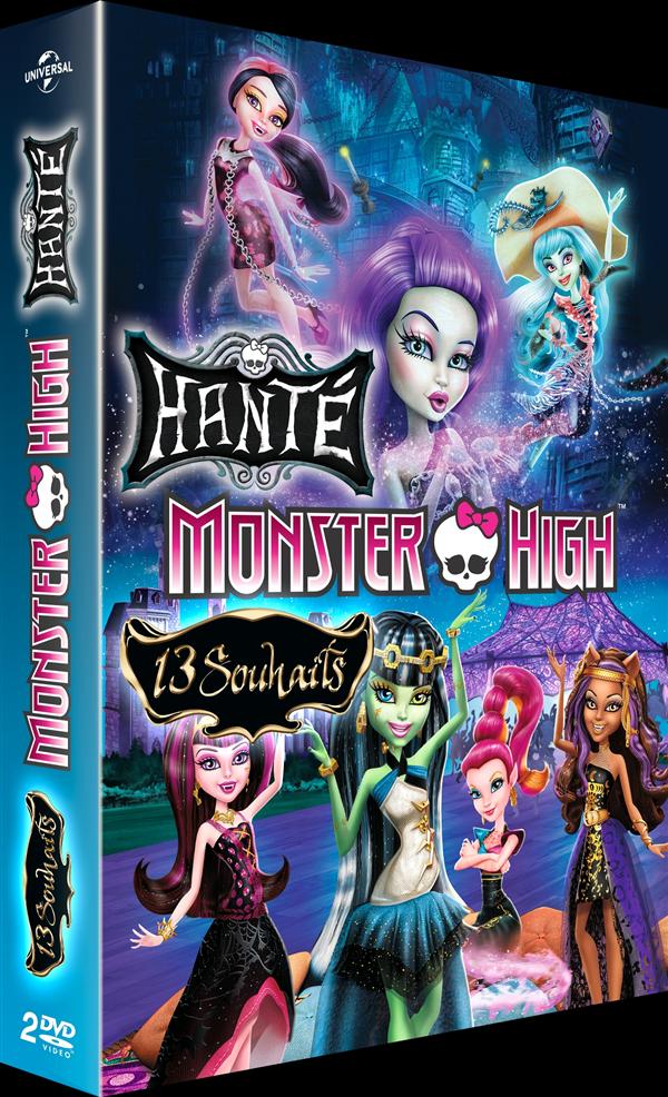 Coffret Monster High, Hanté 13 Souhaits [DVD] - flash vidéo