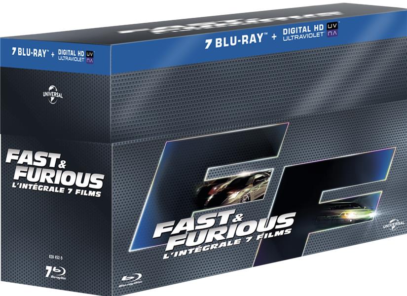 Fast and Furious - L'intégrale 7 films [Blu-ray] - flash vidéo