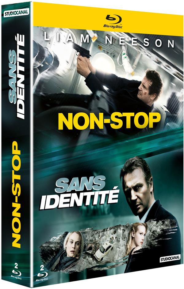 Liam Neeson: Non-Stop + Sans identité [Blu-ray] - flash vidéo