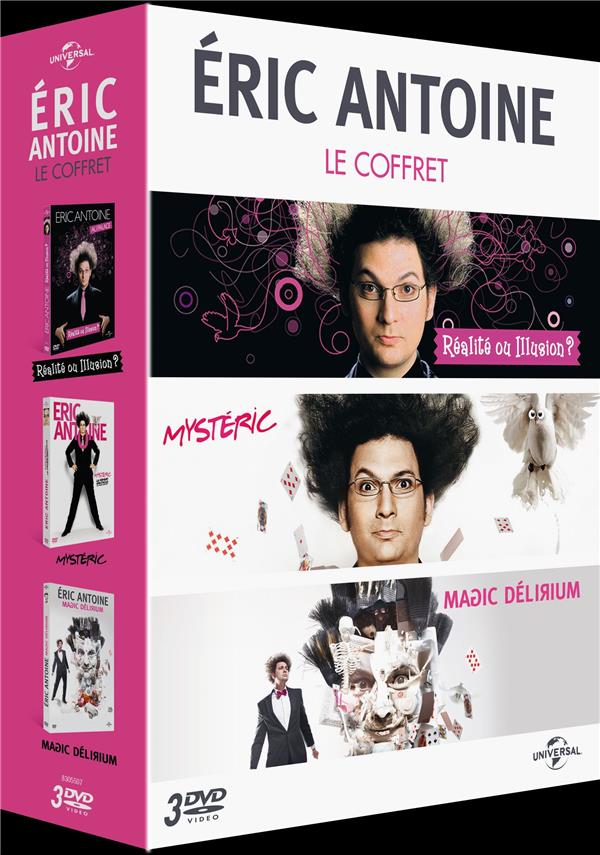 Éric Antoine, le coffret: Magic Déirium + Mystéric + Réalité ou illusion? [DVD] - flash vidéo