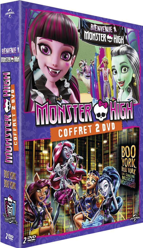 Coffret Monster High 2 Films : Bienvenue à Monster High Boo York, Boo York [DVD] - flash vidéo