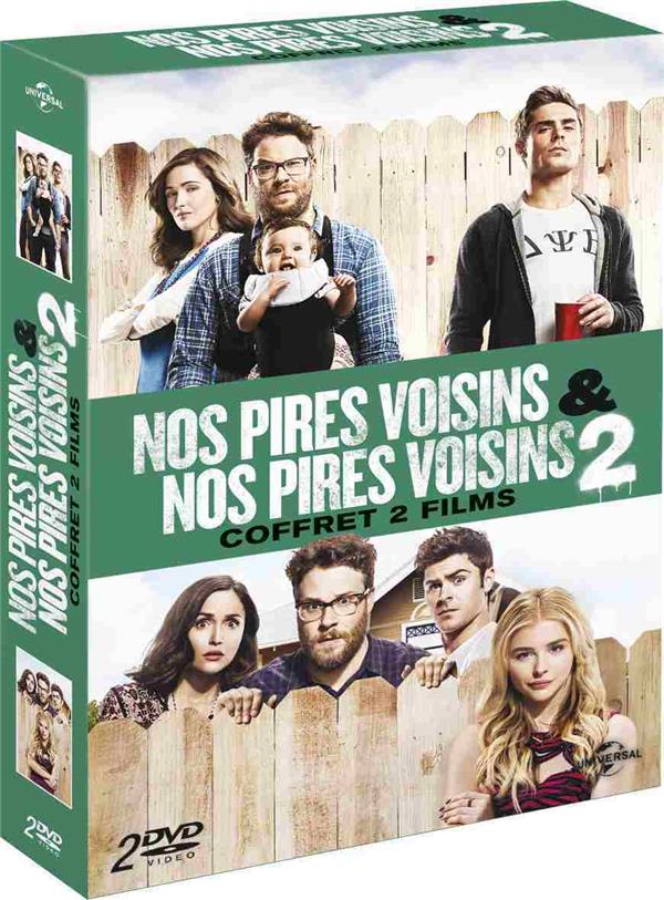Coffret Nos Pires Voisins 2 Films : Nos Pires Voisins 1 Nos Pires Voisins 2 [DVD] - flash vidéo