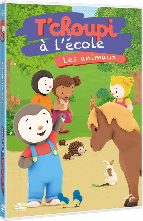 T'choupi à l'école - Les animaux [DVD] - flash vidéo