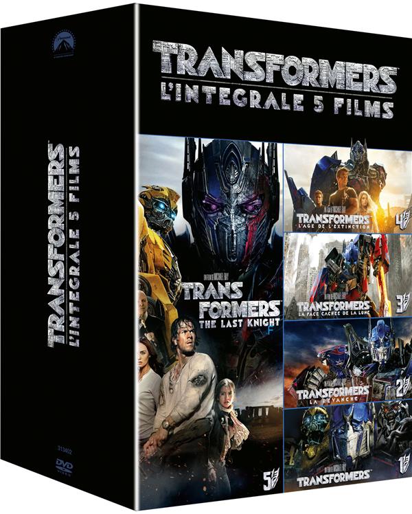 Transformers - L'intégrale 5 films [DVD] - flash vidéo