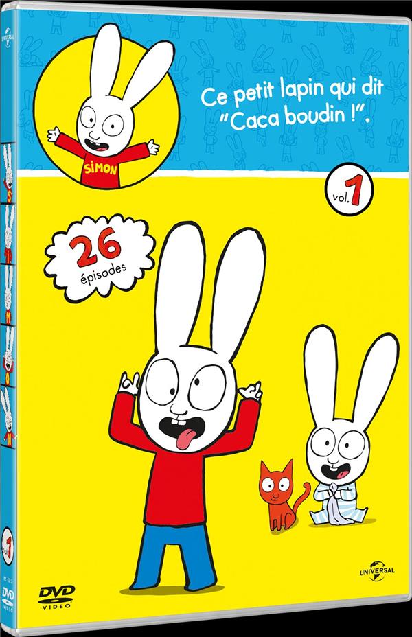 Simon - Vol. 1 : Ce petit lapin qui dit "Caca Boudin !". [DVD] - flash vidéo