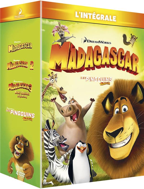 L'Intégrale Madagascar + Les Pingouins de Madagascar [DVD]