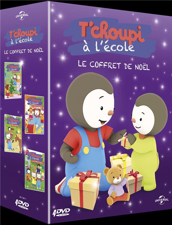 T'choupi à l'école - Le Coffret de Noël [DVD] - flash vidéo