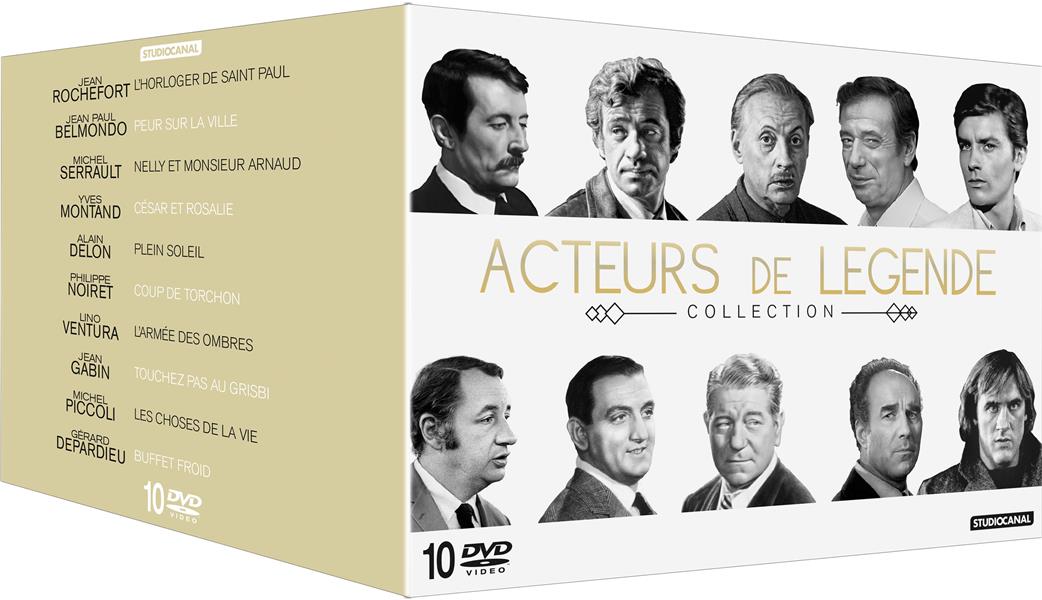 Coffret Acteurs De Légende 10 Films [DVD] - flash vidéo