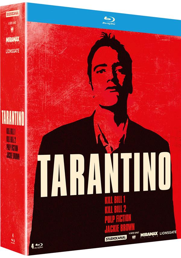 Quentin Tarantino - Coffret - Pulp Fiction + Jackie Brown + Kill Bill Vol. 1 + 2 [Blu-ray] - flash vidéo
