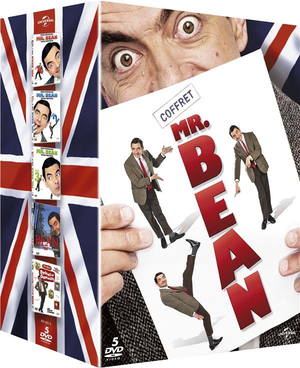 Coffret Mr. Bean 25ème anniversaire : Vol. 1 à 3 + Bean, le film + Drôles de grimaces [DVD] - flash vidéo