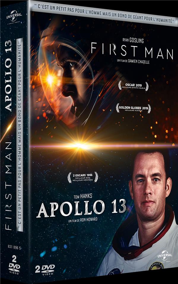 First Man + Apollo 13 [DVD] - flash vidéo