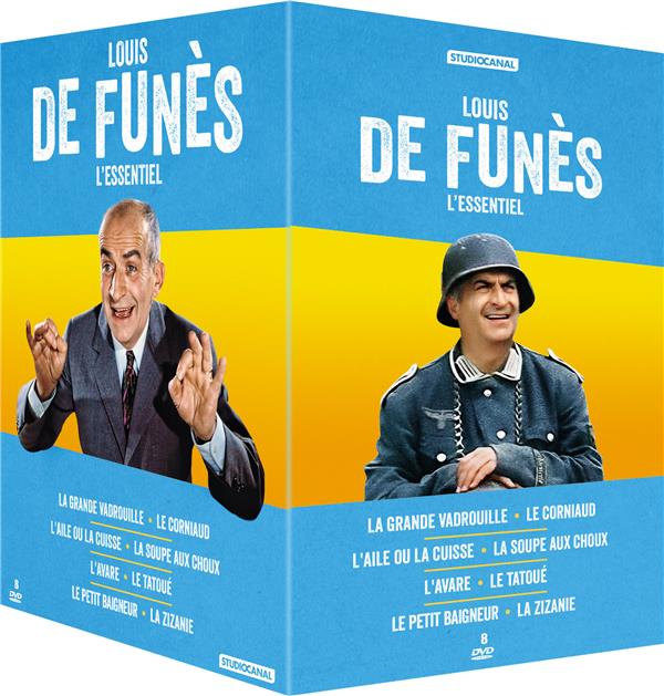 Coffret Louis De Funès L'essentiel 8 Films [DVD] - flash vidéo