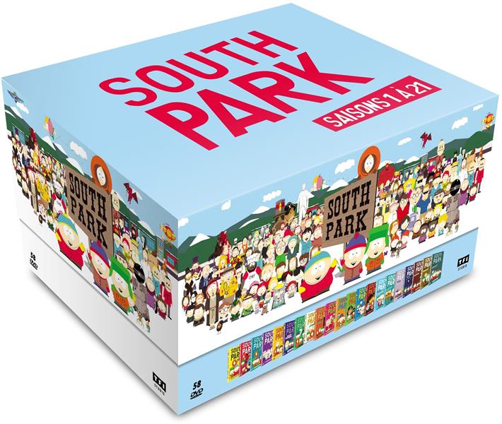 Coffret South Park, Saisons 1 à 21 [DVD] - flash vidéo