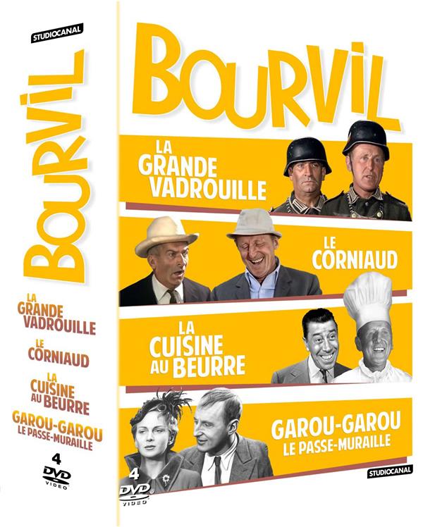 Bourvil - Coffret : La Grande Vadrouille + Le Corniaud + La Cuisine au beurre + Garou-Garou le passe-muraille [DVD]