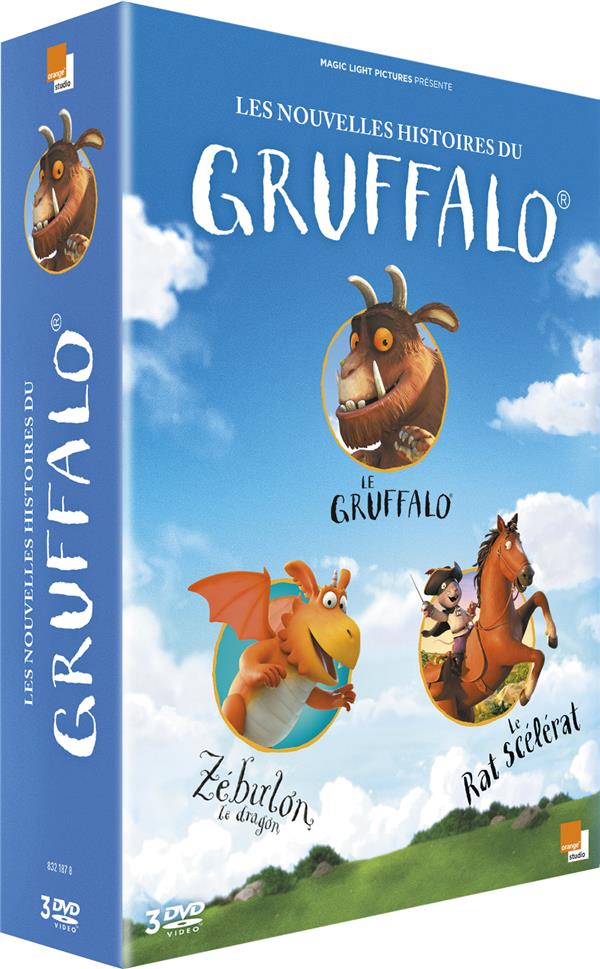 Les Nouvelles histoires du Gruffalo - Coffret : Le Gruffalo + Zébulon le dragon + Le Rat scélérat [DVD]