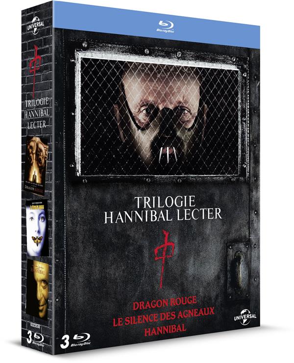 Hannibal Lecter - La trilogie : Le silence des agneaux + Hannibal + Dragon Rouge [Blu-ray] - flash vidéo