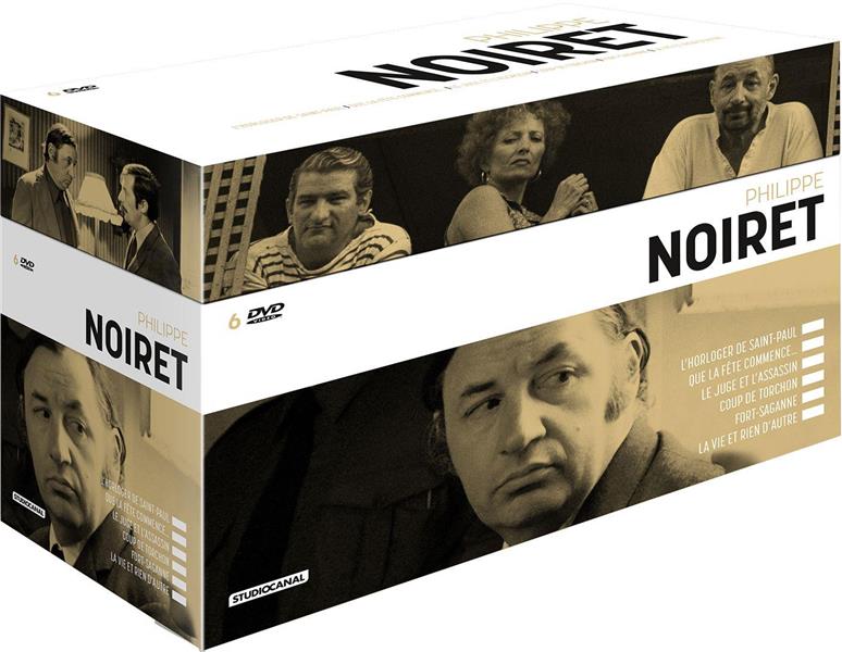 Philippe Noiret : L'Horloger de Saint-Paul + Que la fête commence + Le Juge et l'assassin + Coup de torchon + Fort Saganne + La Vie et rien d'autre [DVD] - flash vidéo