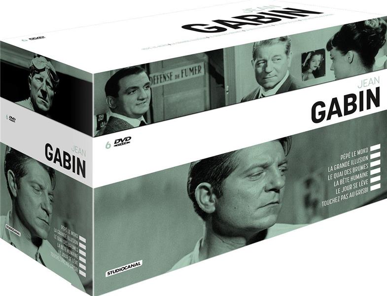 Jean Gabin : Pépé le Moko + La Grande Illusion + Quai des brumes + La Bête humaine + Le Jour se lève + Touchez pas au grisbi [DVD]