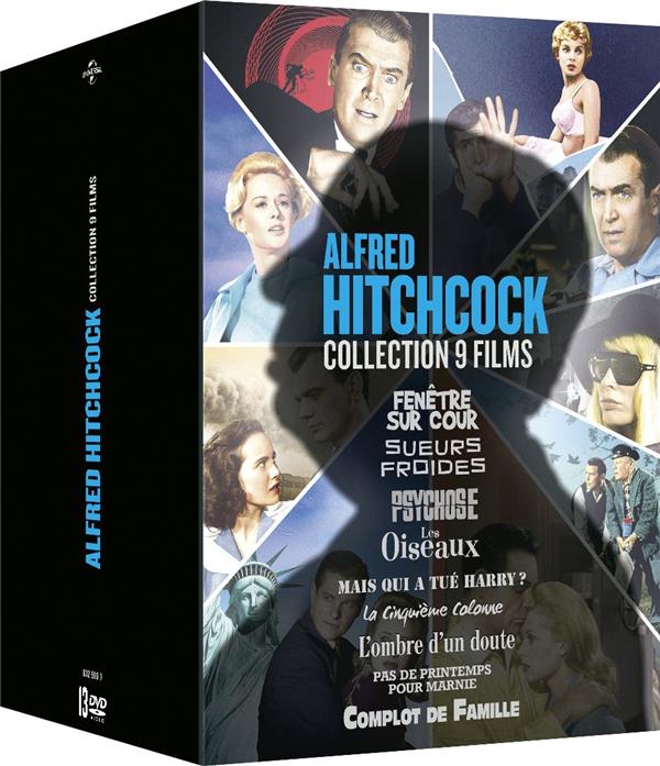 Alfred Hitchcock - Collection 9 films [DVD]