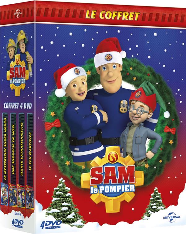 Sam le pompier - Le Coffret : Le Mystérieux Super Héros + Une Surprise de Noël + Alerte extraterrestre + Le Feu d'artifice [DVD]