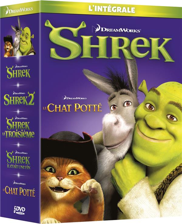 L'Intégrale Shrek + Le Chat Potté [DVD]