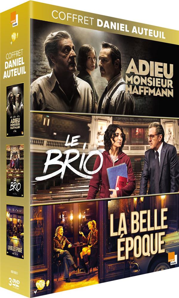 Daniel Auteuil - Coffret : La Belle Époque + Adieu Monsieur Haffmann + Le Brio [DVD] - flash vidéo