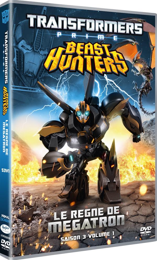 Transformers Prime - Saison 3, Vol. 1 : Le règne de Mégatron [DVD] - flash vidéo
