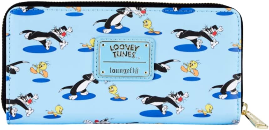 Loungefly: Looney Tunes - Tweety & Sylvester AOP Zip Wallet - flash vidéo