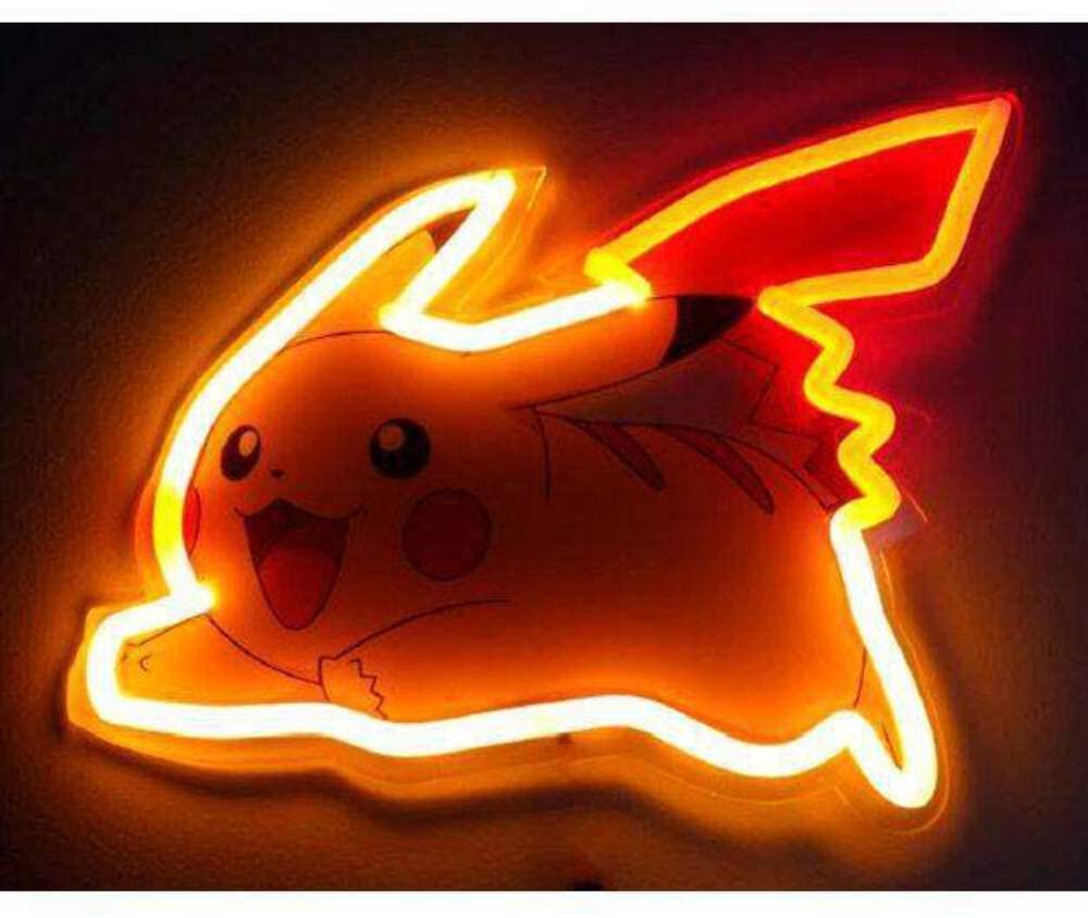 Pokémon - Applique murale néon Pikachu